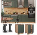 Vicco Unterschrank Fame-Line Grün-Gold Landhaus 60 cm Bild 5