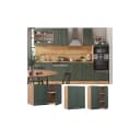 Vicco Hängeschrank Fame-Line Grün-Gold Landhaus 60 cm Bild 1