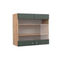 Vicco Glashängeschrank Fame-Line Grün-Gold Landhaus 80 cm Bild 3