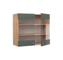 Vicco Glashängeschrank Fame-Line Grün-Gold Landhaus 80 cm Bild 5