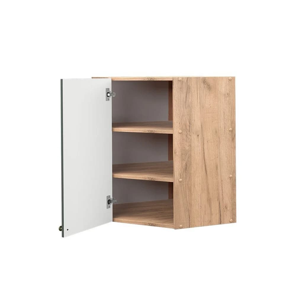 Vicco Eckhängeschrank Fame-Line Grün-Gold Landhaus MDF - Bild 5