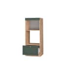 Vicco Mikrowellenschrank Fame-Line Grün-Gold Landhaus 60 cm Bild 5