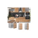 Vicco Hängeschrank Weiß Eiche Modern mit Softclose Bild 1
