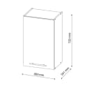 Vicco Hängeschrank Weiß Eiche Modern mit Softclose Bild 4