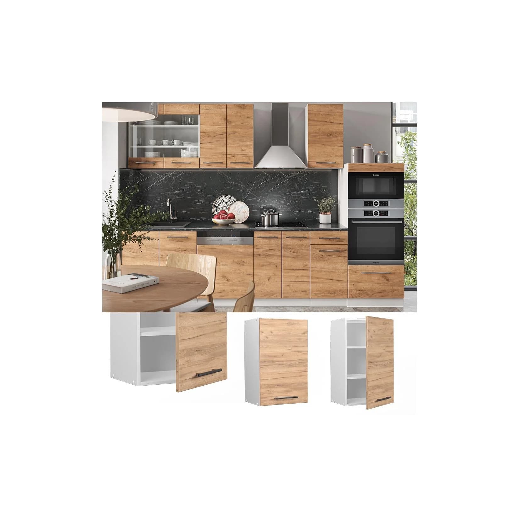Vicco Hängeschrank Fame-Line Weiß Eiche Modern