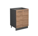 Moderner Unterschrank aus Eiche und Anthrazit Bild 3