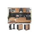 Vicco Spülenunterschrank Fame-Line Anthrazit Eiche 80 cm Bild 1