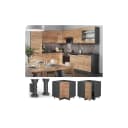 Vicco Eckunterschrank Fame-Line Anthrazit Eiche Modern Bild 1