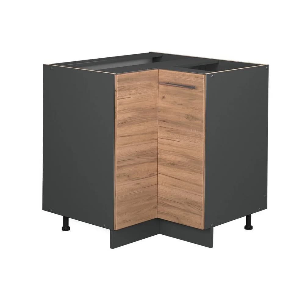 Vicco Eckunterschrank Fame-Line Anthrazit Eiche Modern - Bild 3