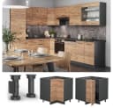 Vicco Eckunterschrank Fame-Line Anthrazit Eiche Modern Bild 5
