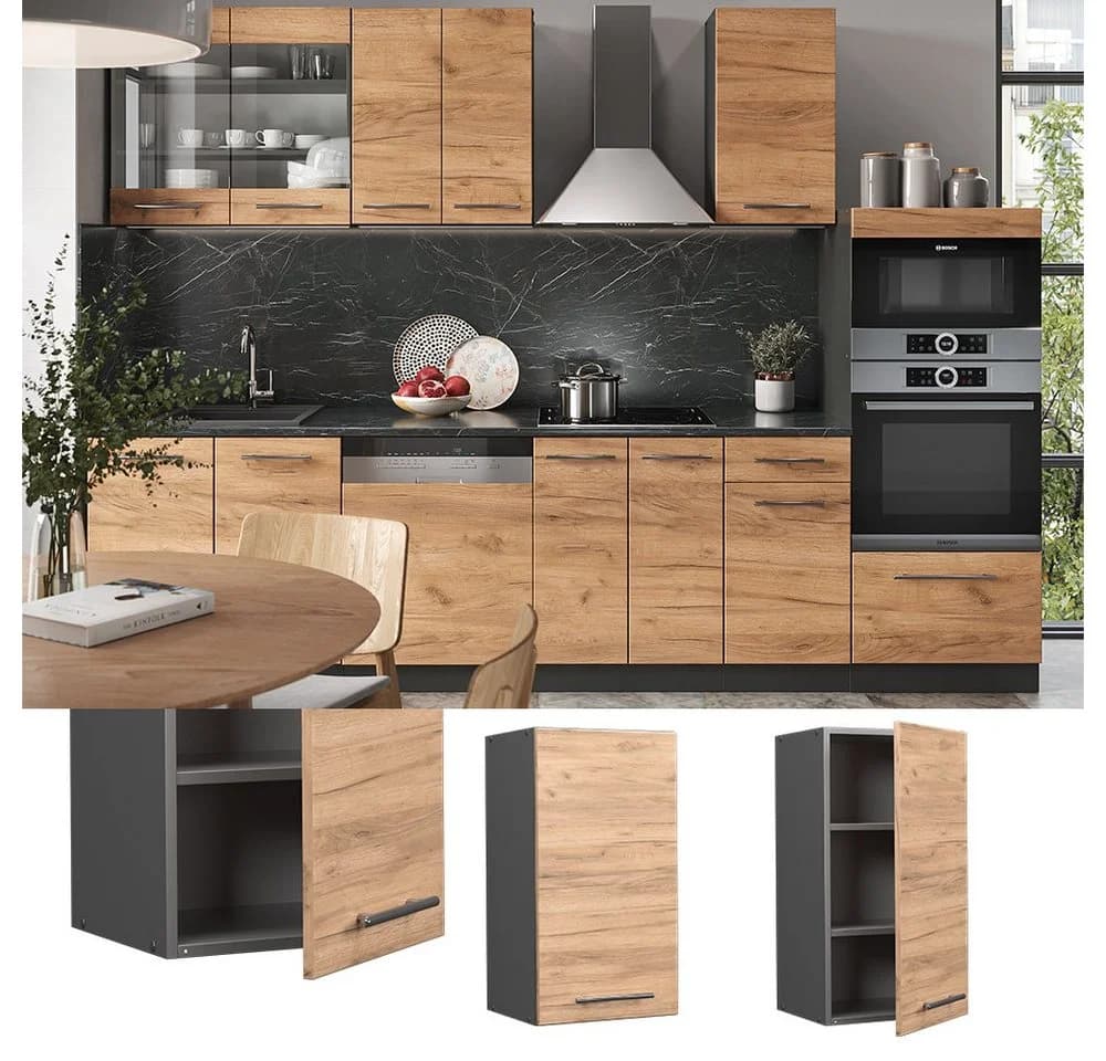 Vicco Hängeschrank Fame-Line Anthrazit Eiche Modern - Bild 2
