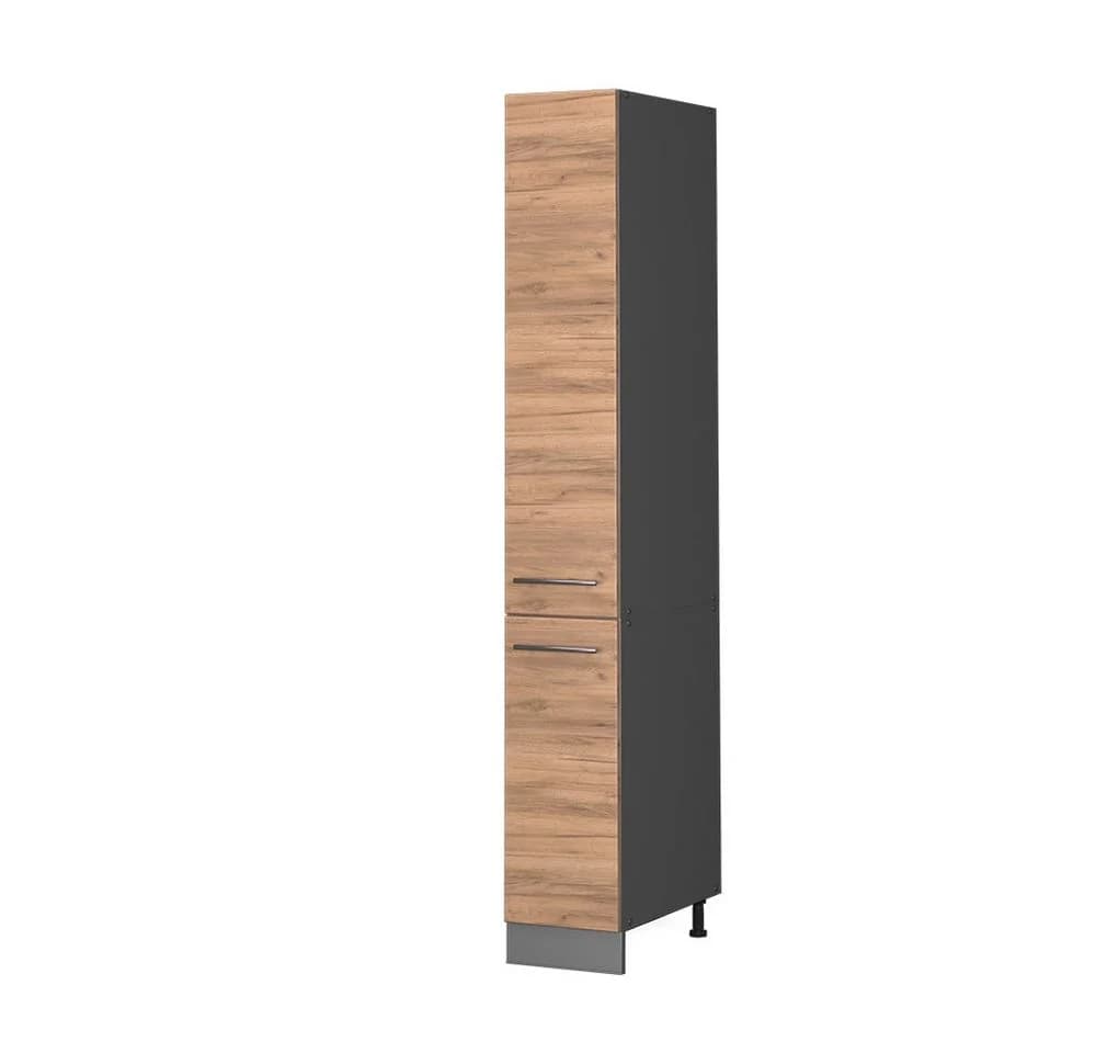 Vicco Apothekerhochschrank Fame-Line Anthrazit Eiche 30 cm - Bild 3
