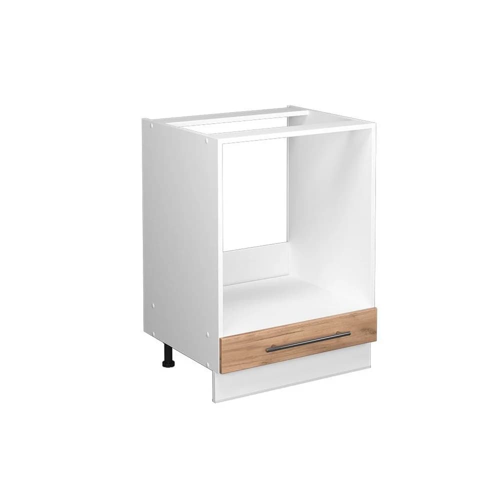 Vicco Herdumbauschrank Fame-Line Weiß Eiche Modern 60 cm - Bild 3