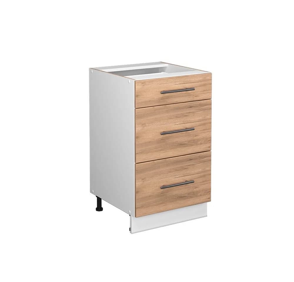 Vicco Unterschrank Fame-Line Weiß Eiche 50 cm Küche - Bild 3