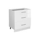 Vicco Schubladenunterschrank Fame-Line Weiß Hochglanz 80 cm Bild 3