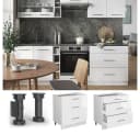 Vicco Schubladenunterschrank Fame-Line Weiß Hochglanz 80 cm Bild 5