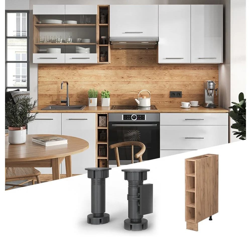 Vicco Unterschrank Fame-Line Eiche Goldkraft Modern Küche - Bild 5