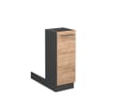 Vicco Unterschrank Fame-Line Goldkraft Eiche/Anthrazit 30 cm Bild 2