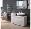 Vicco Midischrank Irma Weiß Hochglanz Modern Badmöbel Bild 5