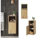 Vicco Midischrank Viola Eiche Anthrazit Modern Badschrank Bild 2