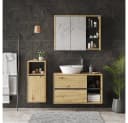 Vicco Midischrank Viola Eiche Anthrazit Modern Badschrank Bild 5