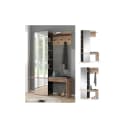 Vicco Flurgarderobe Adeline mit Spiegel und Sitzbank Bild 1