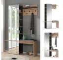Vicco Flurgarderobe Adeline mit Spiegel und Sitzbank Bild 4