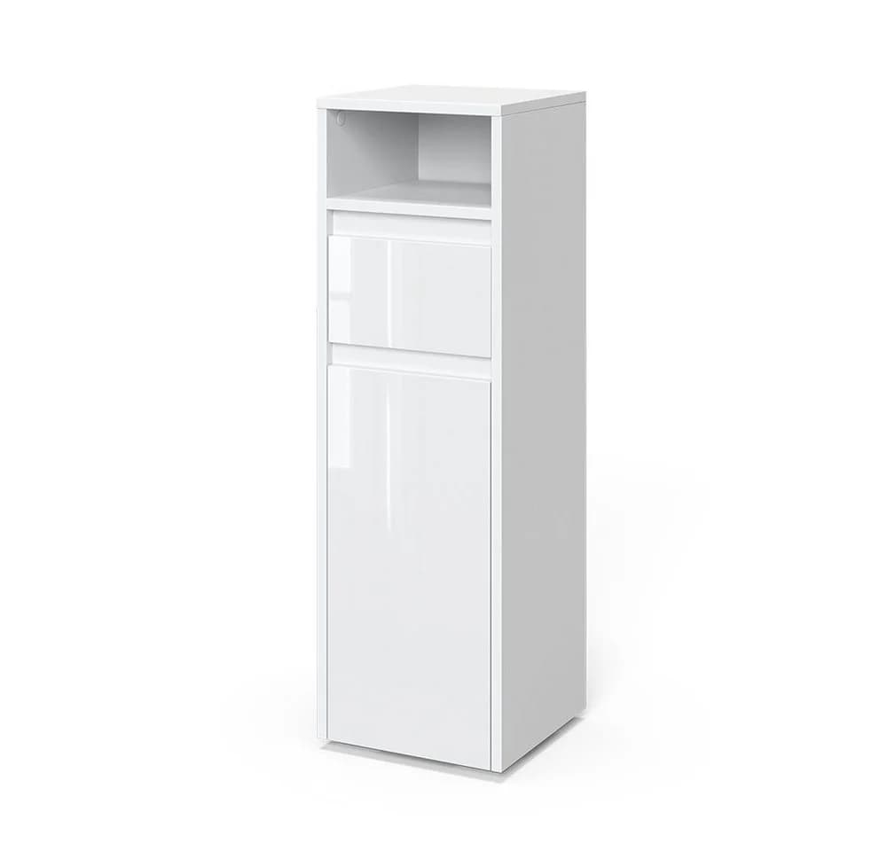 Vicco Midischrank Majest Weiß Hochglanz Modern Badmöbel - Bild 3