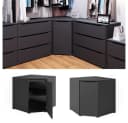 Vicco Eckkommode Ruben Anthrazit Modernes Sideboard mit viel Stauraum Bild 2