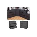 Vicco Kommode Ruben Anthrazit 3 Schubladen Modernes Sideboard Bild 1