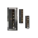 Vicco Hochschrank Viola Anthrazit Eiche Modern Badmöbel Bild 1