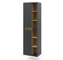 Vicco Hochschrank Viola Anthrazit Eiche Modern Badmöbel Bild 3