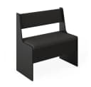 Vicco Sitzbank Roman Schwarz mit Stauraum Modern Bild 3
