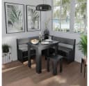 Vicco Sitzbank Roman Schwarz mit Truhenfunktion Bild 5