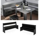 Vicco Sitzbank Roman Schwarz mit Stauraum Modern Bild 2