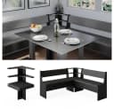 Vicco Eckbank Roman Schwarz Modern mit Stauraum Bild 2