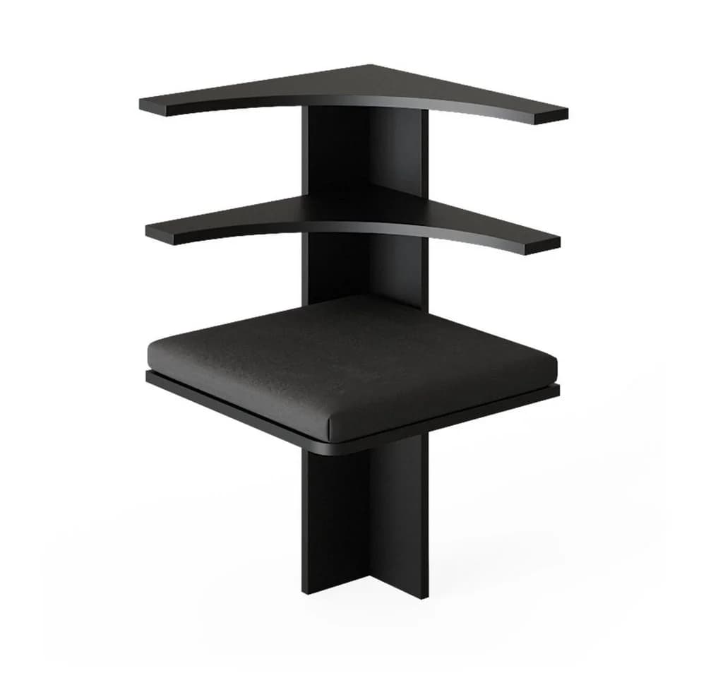 Vicco Eckbank Roman Schwarz Modern mit Stauraum - Bild 3