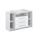 Vicco Wickelkommode Oskar XL Weiß mit Wickelauflage Bild 5