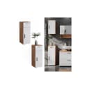 Vicco Midischrank Irma Weiß Hochglanz Eiche Modern Bild 1