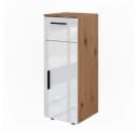 Vicco Midischrank Irma Weiß Hochglanz Eiche Modern Bild 3