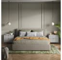 Vicco Nachtschrank Eliza 2er Set Grau mit 2 Schubladen Bild 3