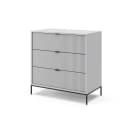 Vicco Kommode Eliza Grau 3 Schubladen Modernes Design Bild 2