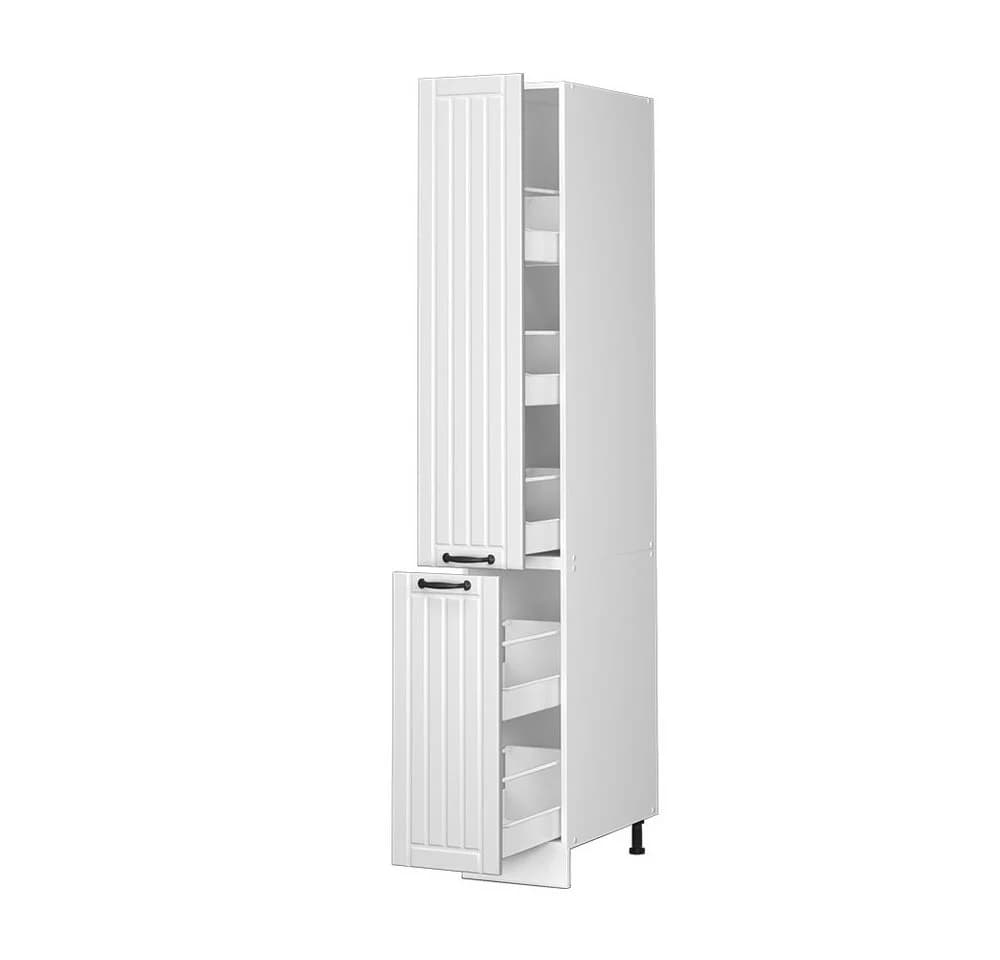 Vicco Hochschrank Fame-Line Weiß Modern Landhaus - Bild 5