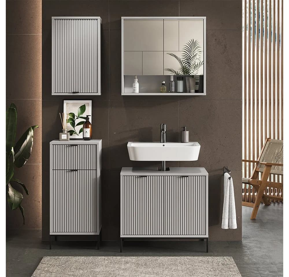 Vicco Hängeschrank Eliza Grau Modern - Bild 5