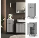 Vicco Midischrank Eliza Grau Modern mit Tür und Schubfach Bild 2