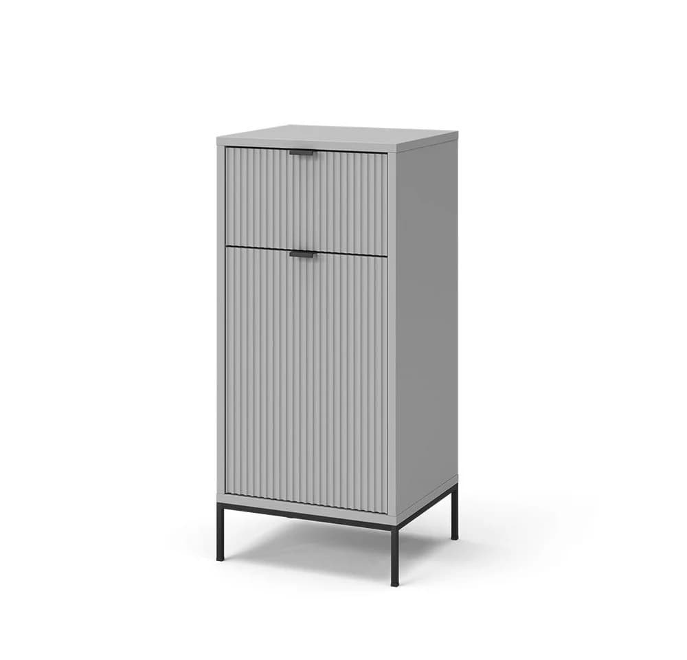 Vicco Midischrank Eliza Grau Modern mit Tür und Schubfach - Bild 3