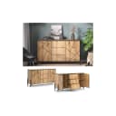 Vicco Sideboard Hatto Eiche-Evoke mit Push-to-Open Bild 1