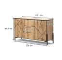 Vicco Sideboard Hatto Eiche-Evoke mit Push-to-Open Bild 5