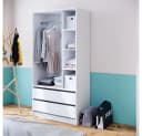 Vicco Kleiderschrank Elmo Weiß Modern Offen Bild 3