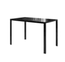 Vicco Esszimmertisch Grand Metall Schwarz Glasplatte Modern Bild 2